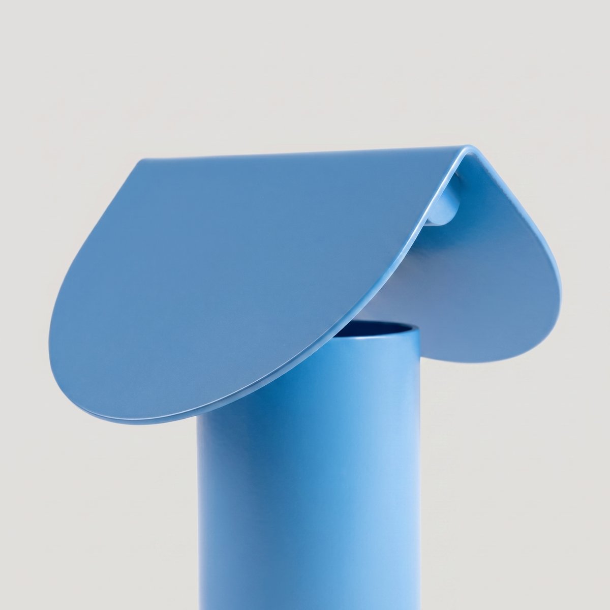 Lampe de bureau Aluminium Bleu LED 1 Biscuit bleu, EDEN