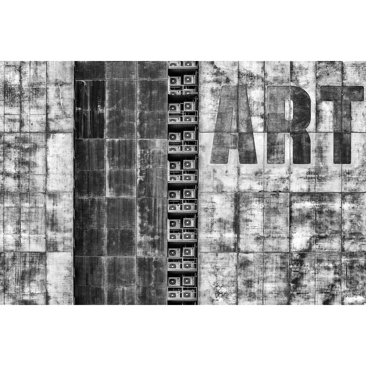 Tableau deco Gritty palace tableau alu dibond, HEXOA