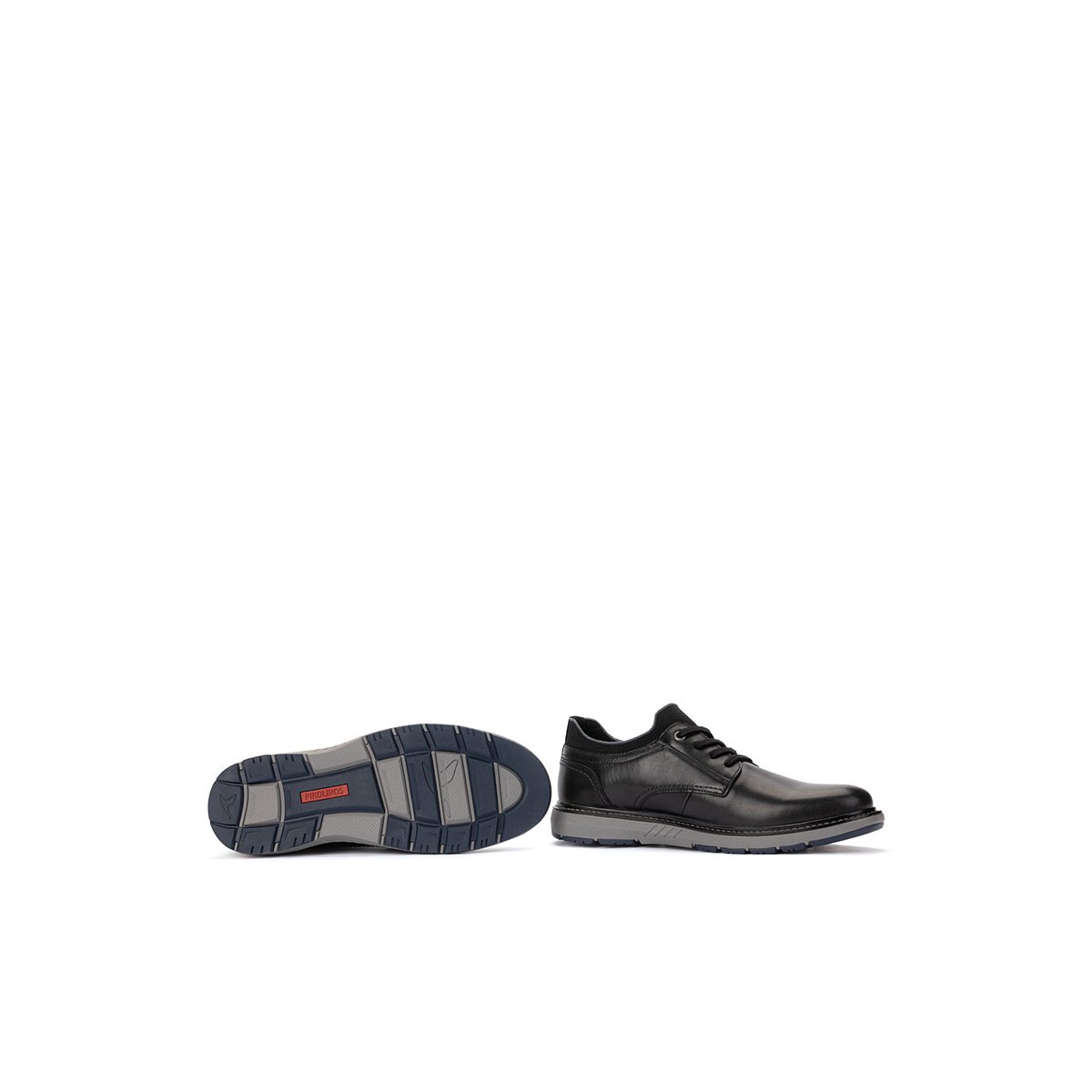 Chaussures à lacets cuir Bilbao black, PIKOLINOS