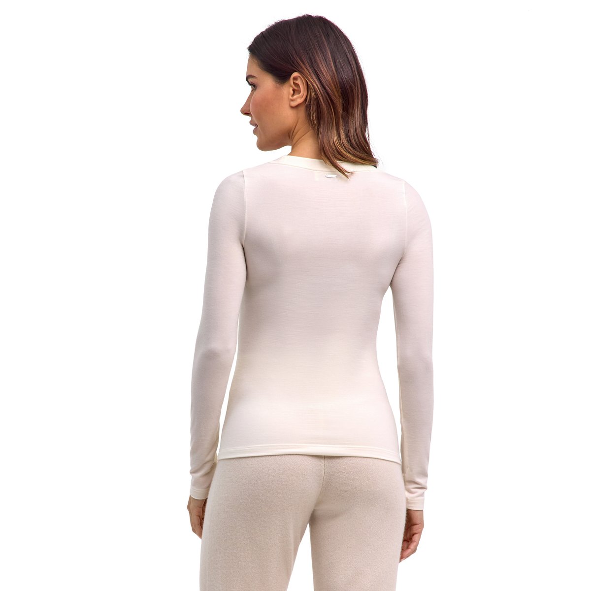 T-shirt manches longues Merino blanc, FALKE