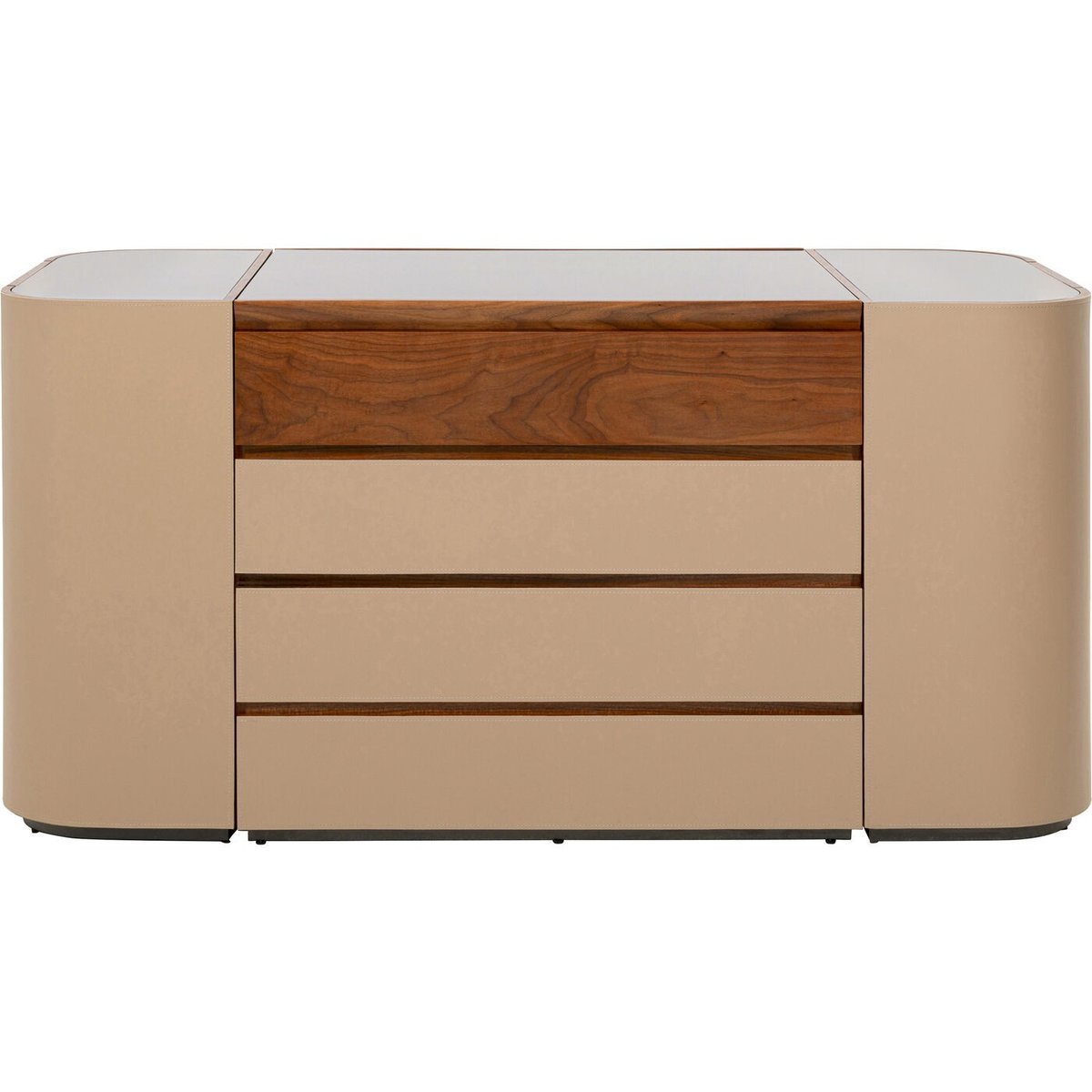 Commode double face en simili, TANGO marron, KARE DESIGN