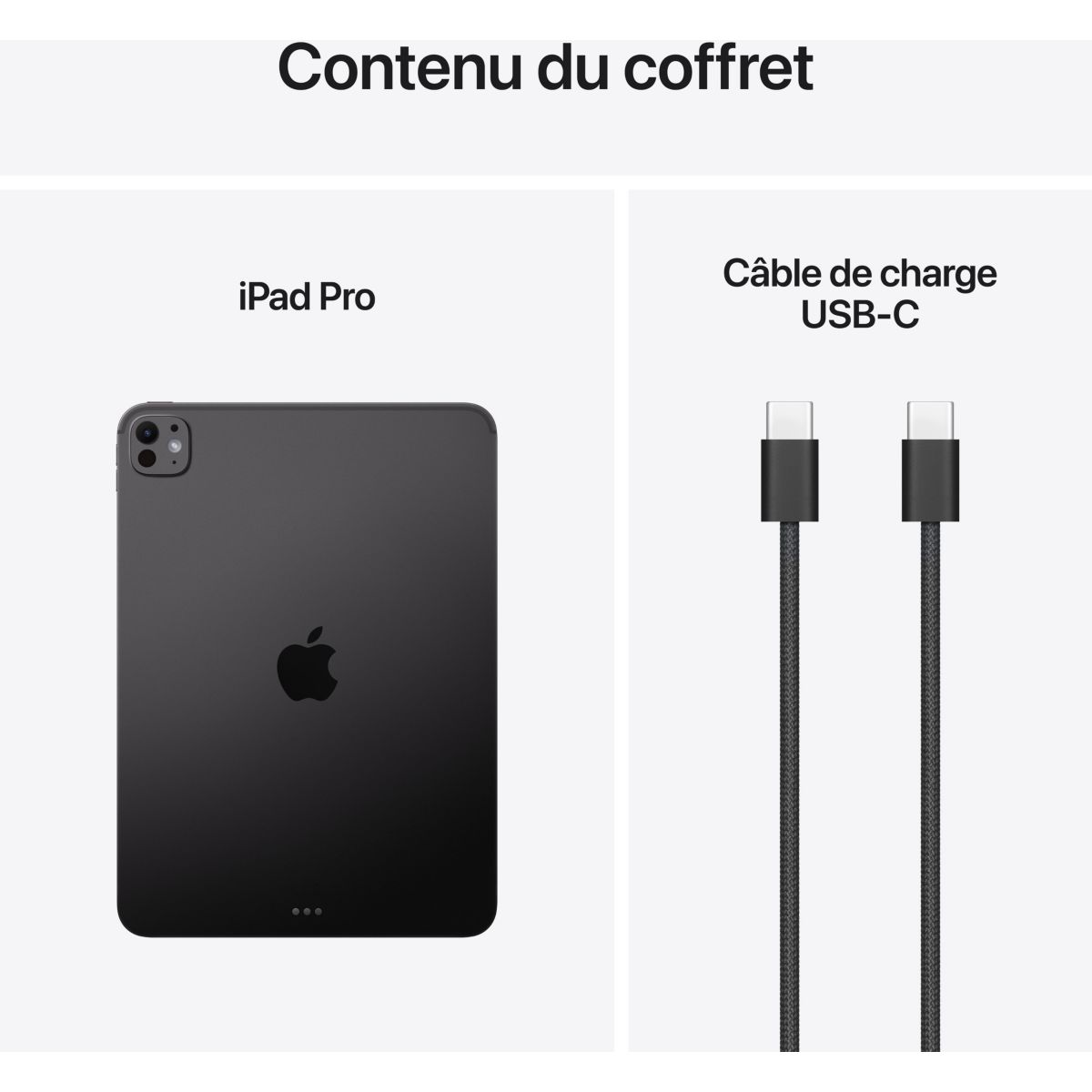 Tablette Apple Pro 11 M5 256Go Noir Sidéral noir, APPLE
