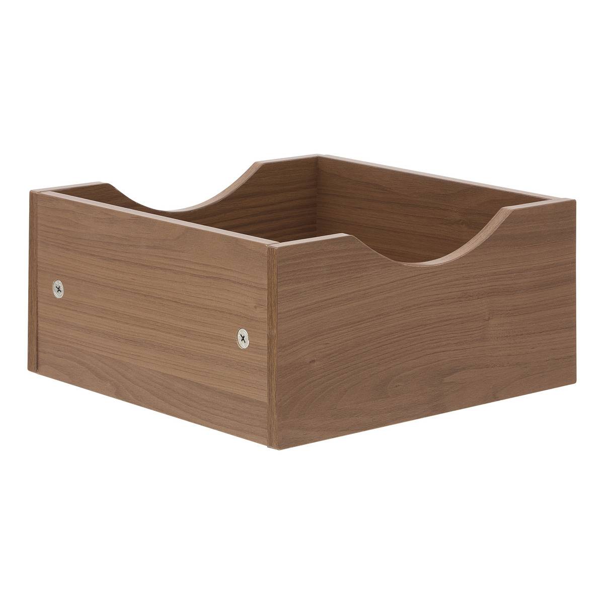 Tiroir carré MIX'N MODUL marron, 5FIVE SIMPLY SMART