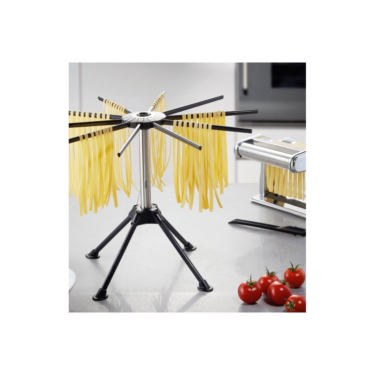 Séchoir à pâtes fraîches 10 bras DIVERSO noir, GEFU
