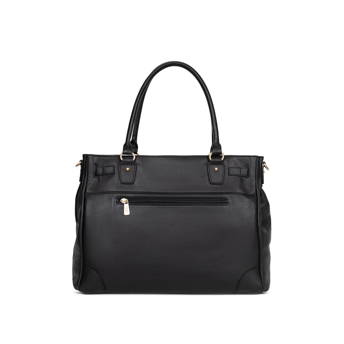 Sac cabas porté épaule TAIMA noir, HEXAGONA