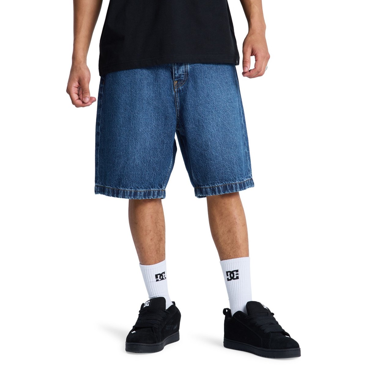 Short en denim BAGGY. bleu stone indigo, DC SHOES