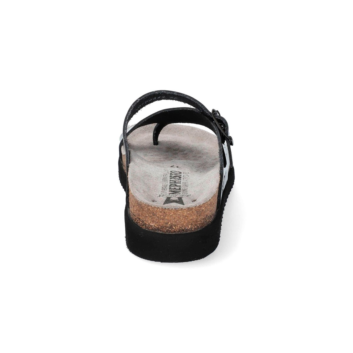 Sandales En Cuir De Veau, À Entredoigt, Helen noir verni, MEPHISTO