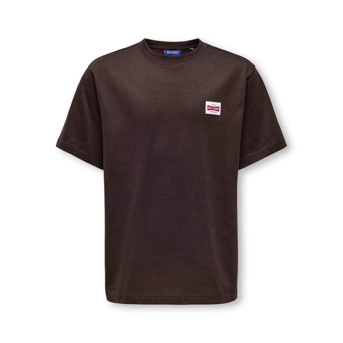 T-Shirt marron - coffee bean 1, ONLY & SONS JUNIOR