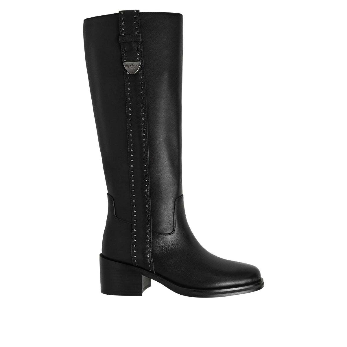 Boots En Cuir noir, PEPE JEANS