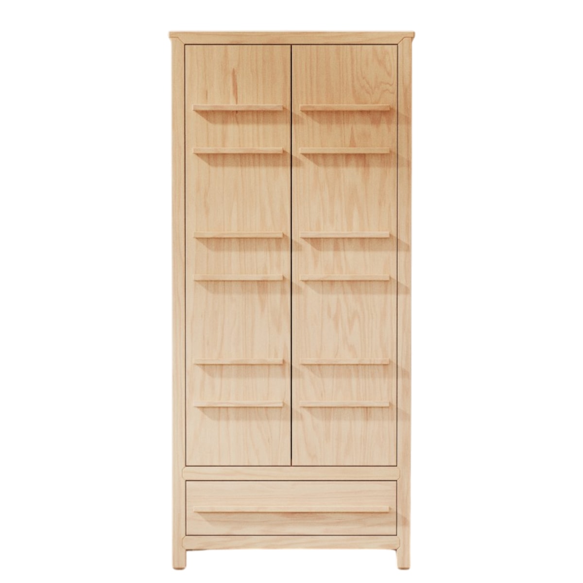 Armoire en Pin massif, QONG naturel, TIKAMOON