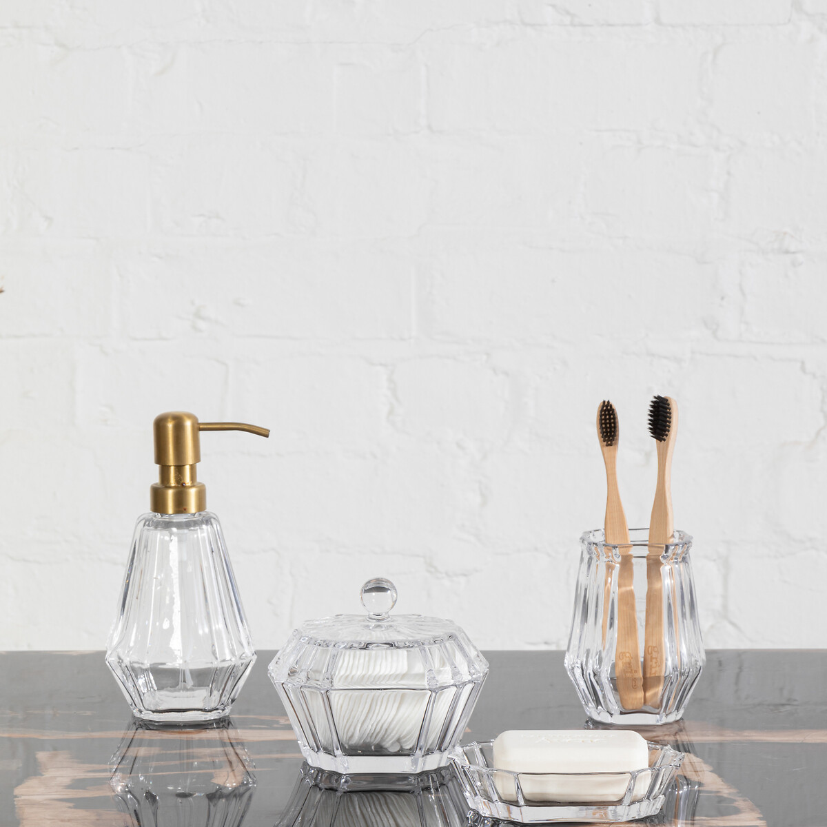 Louvre Glass Storage Jar  transparent, SO'HOME