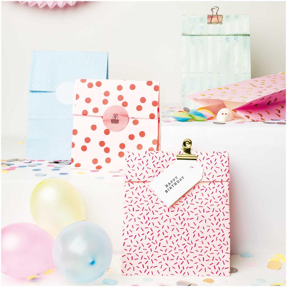 Sachet fond plat HOTF - 10pcs couleur unique, RICO DESIGN