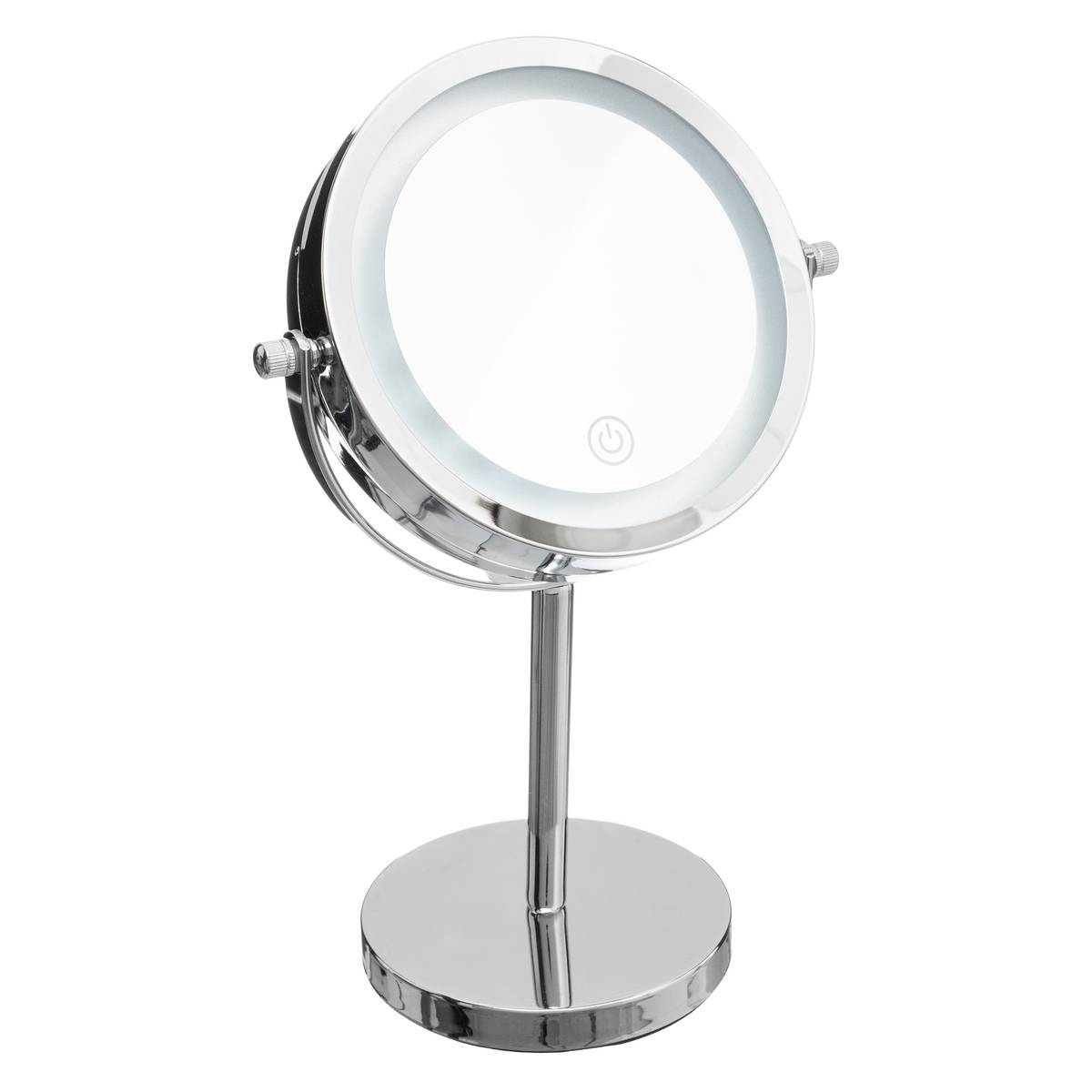 Miroir avec pied chromé LED argent, 5FIVE SIMPLY SMART