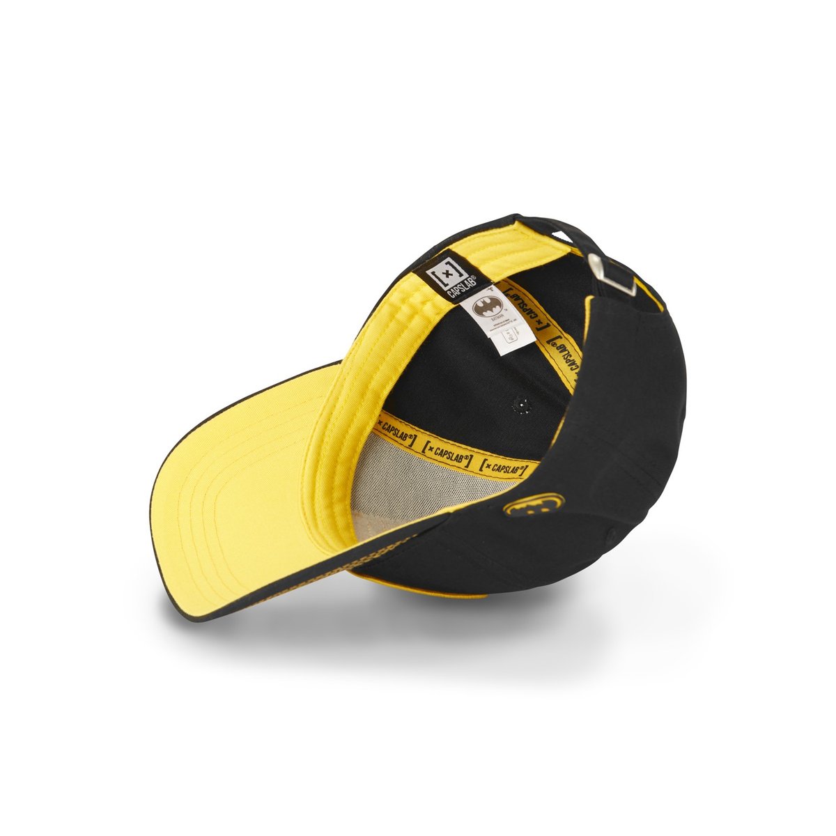 Casquette baseball DC Comics Batman noir/jaune/gris, CAPSLAB