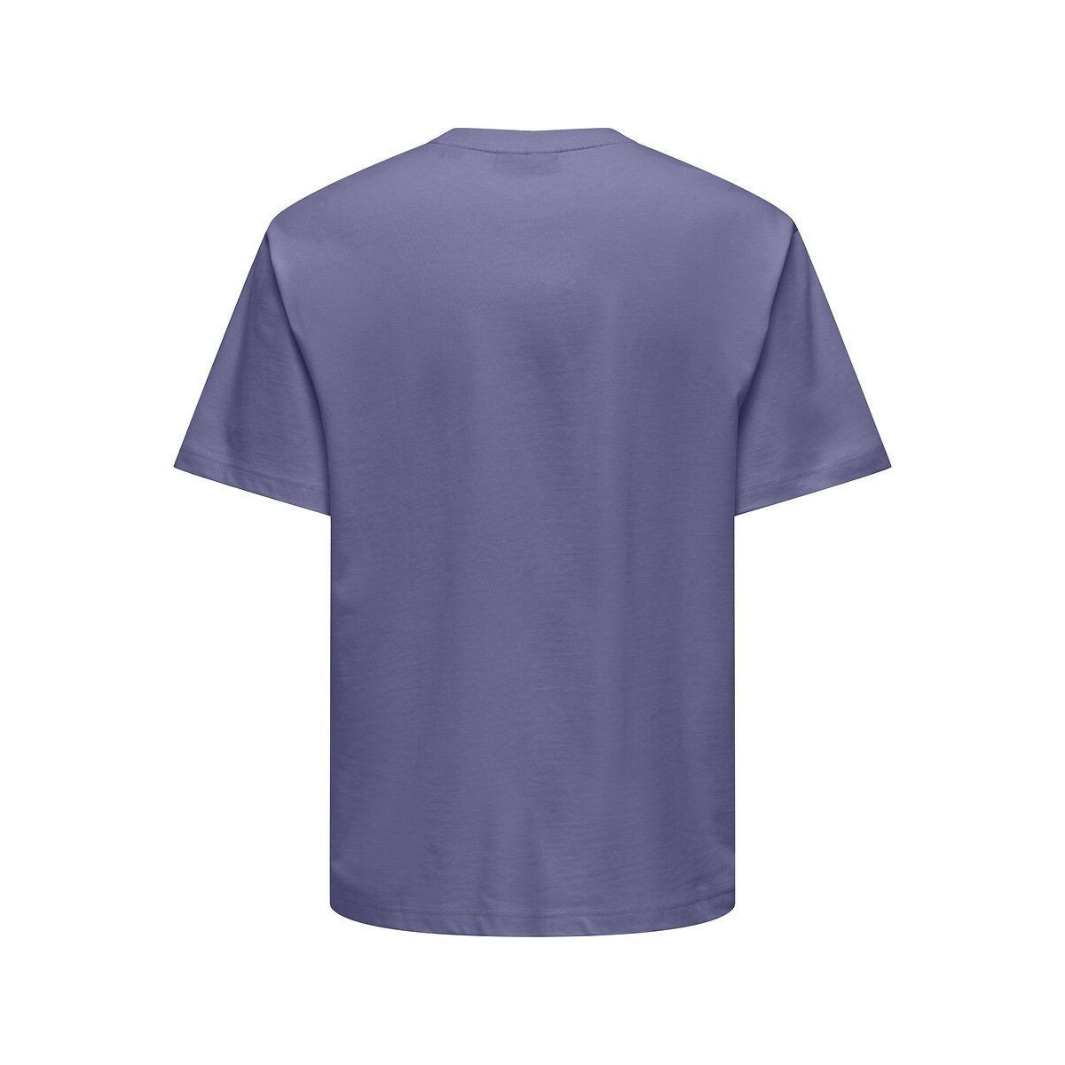 T-shirt ampia girocollo viola, ONLY & SONS