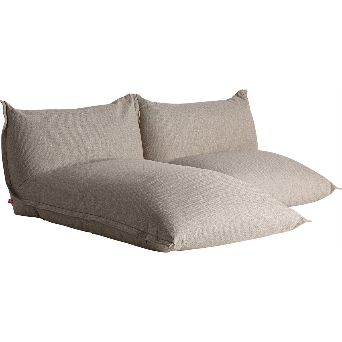 Fauteuil contemporain à coussin VACIO taupe, RECOLLECTION