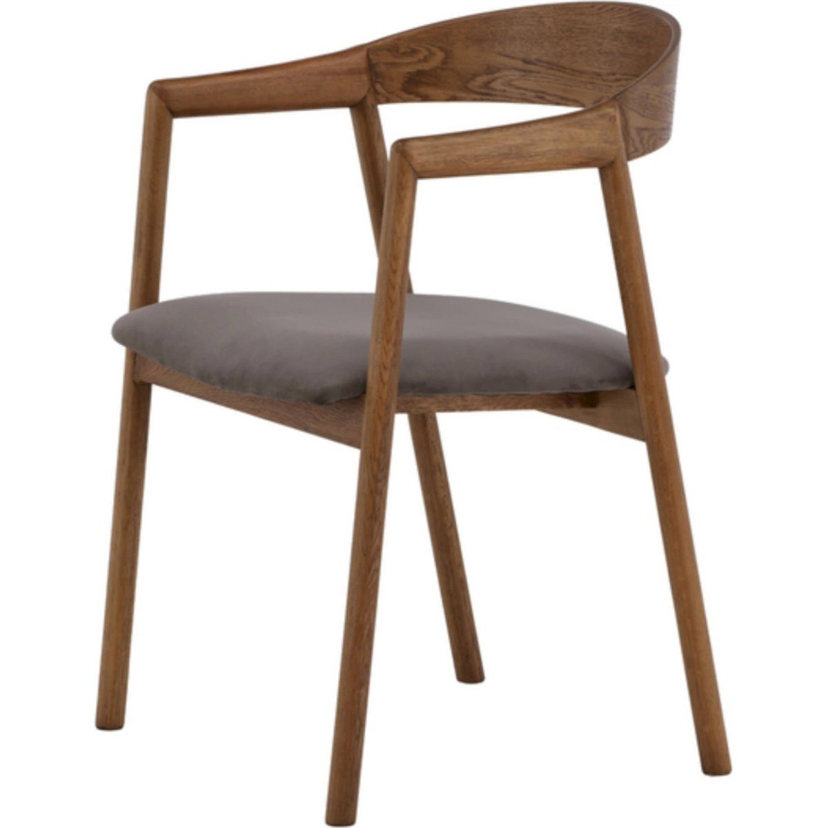 Chaise en bois massif collection AXENESS bois d'aspect chêne et gris, RECOLLECTION