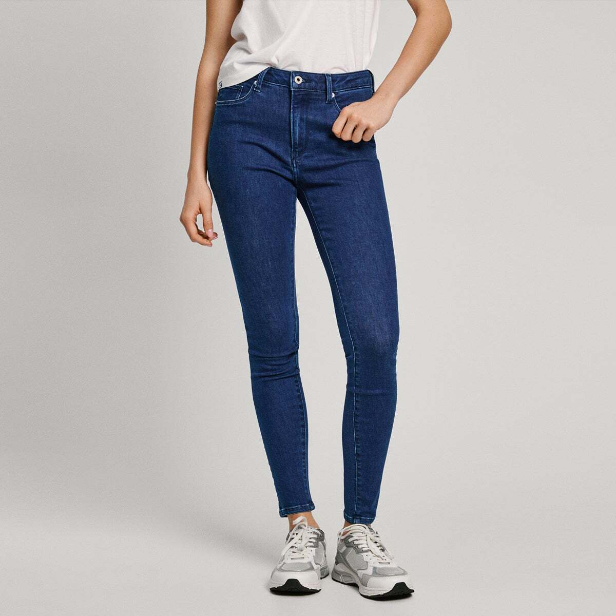 Jean Coupe Super Skinny, Taille Moyenne jean, PEPE JEANS