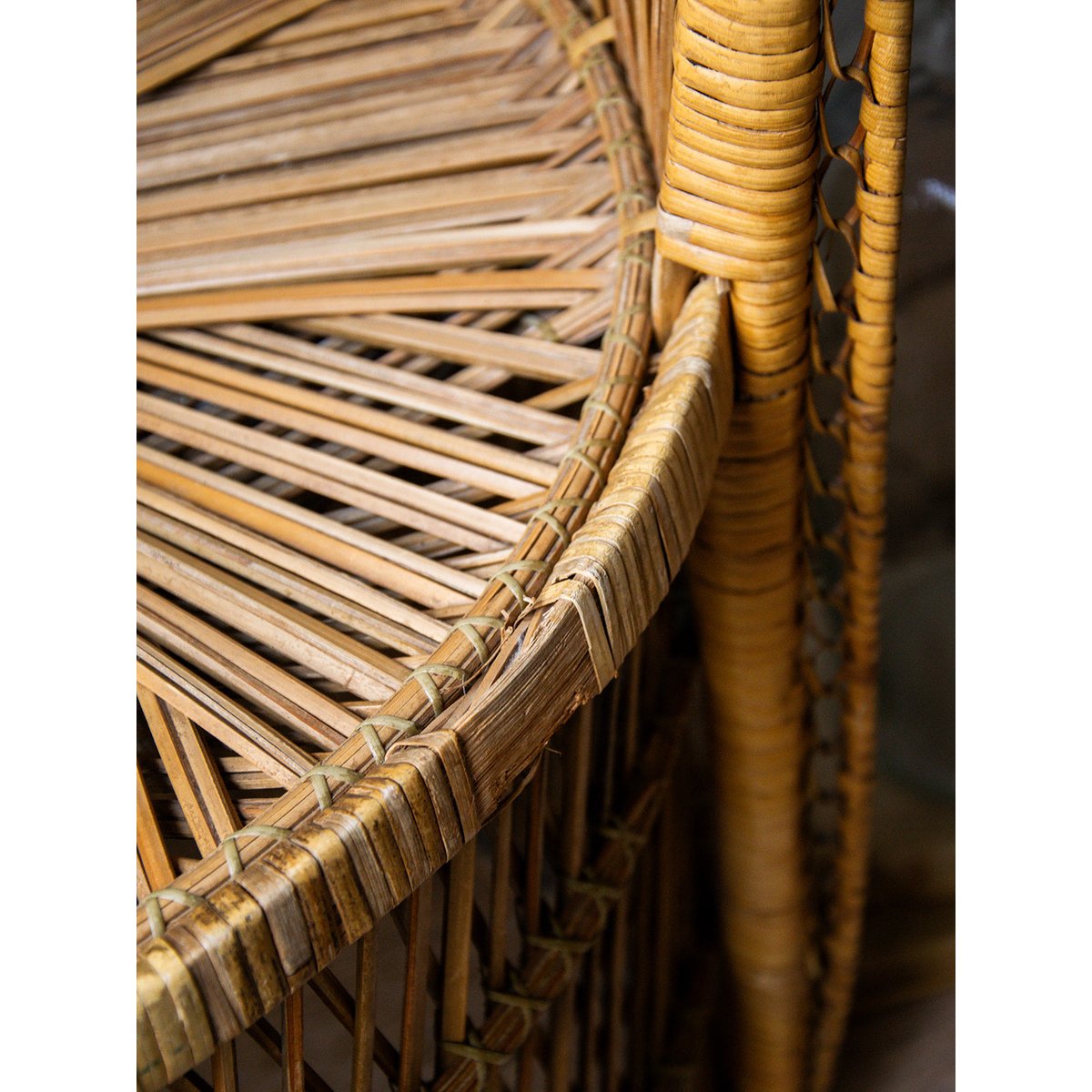 Fauteuil en rotin Ernest N°43 - Bon état bois, DEBONGOUT