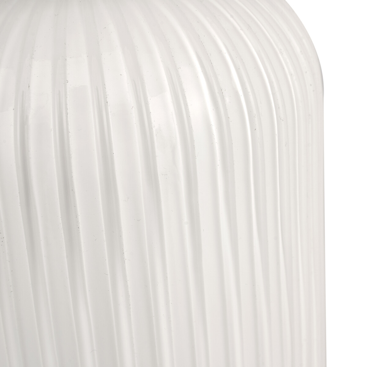 Alexi White Ribbed Glass Pendant Light in Gold gold-coloured, SO'HOME