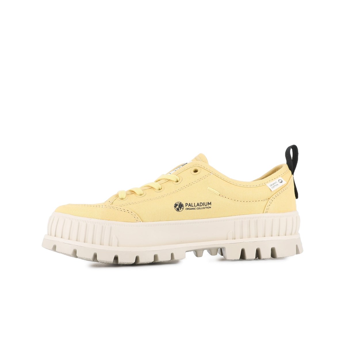 Baskets basses en toile Pallashock Lo Org 2 yellow twist, PALLADIUM