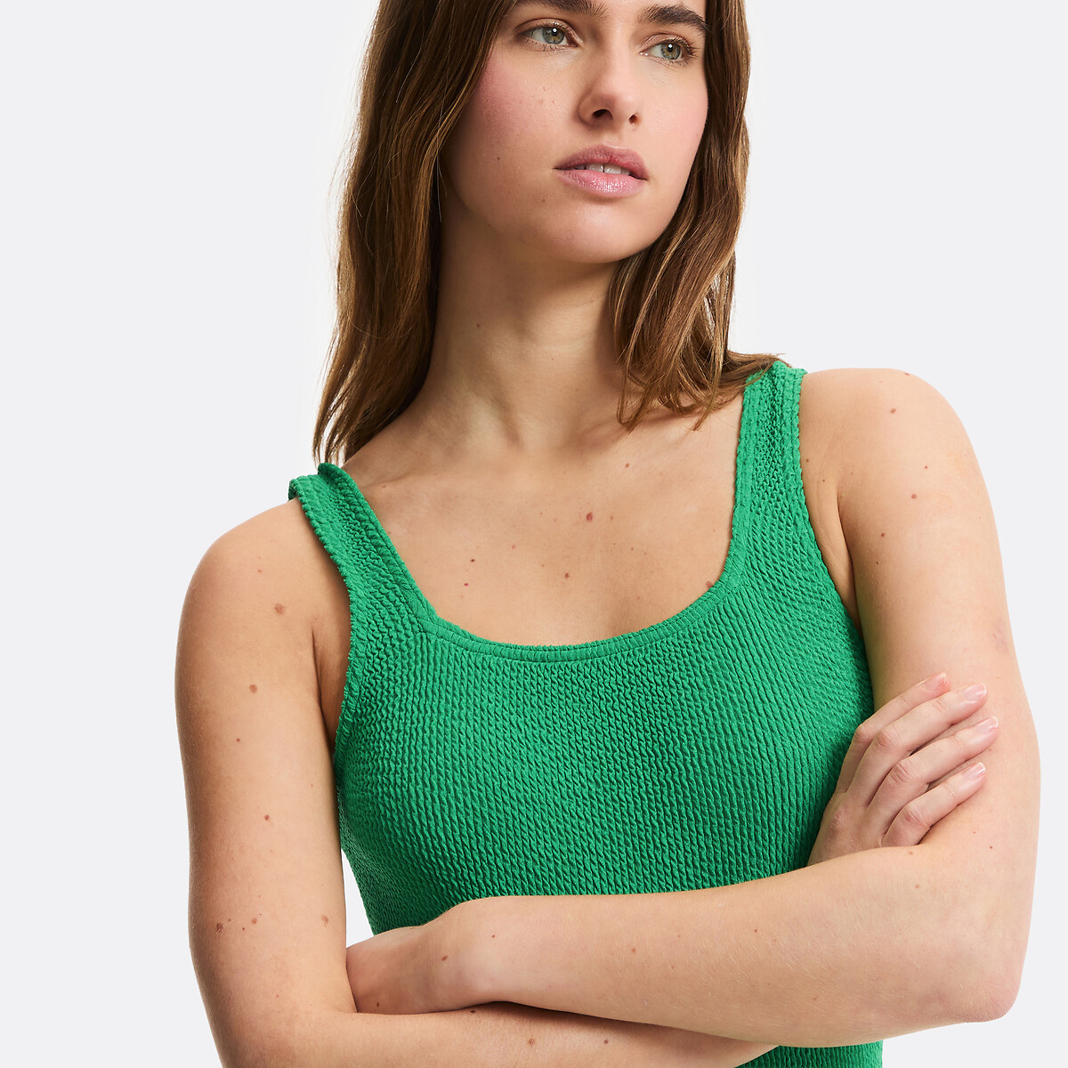 Maillot de bain 1 pièce ballerine one size vert vif, LA REDOUTE COLLECTIONS
