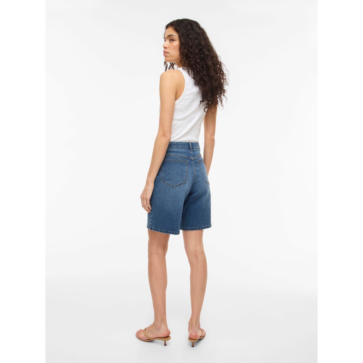 Bermuda bleu - medium blue denim1, VILA