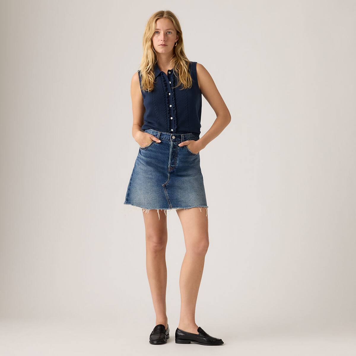 Jupe courte denim free lunch, LEVI'S