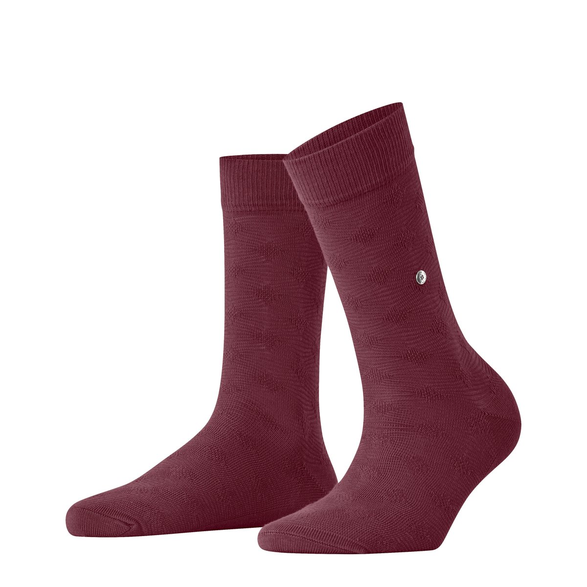 Chaussettes Structured Dot Opaque rouge, BURLINGTON