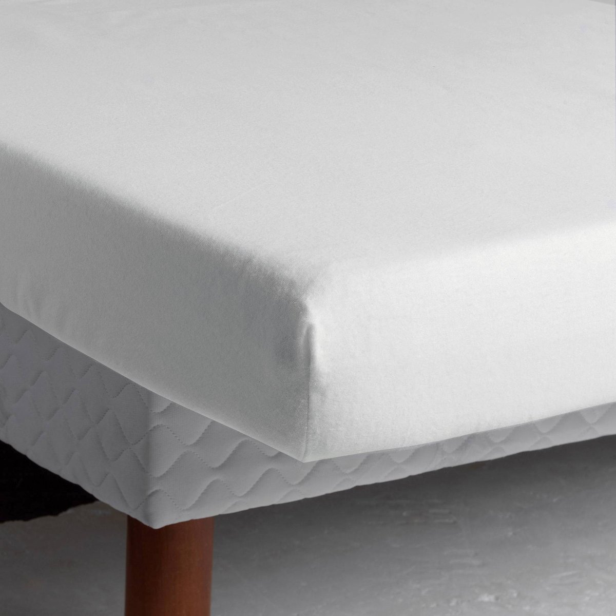 Protège matelas super épais molleton coton recyclé - MAERONN blanc, CAMIF