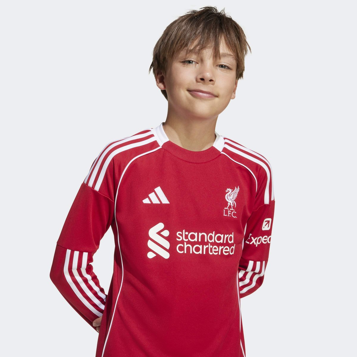 Maillot Domicile À Manches Longues Liverpool Fc 25/26 Enfants strawberry red, adidas Performance
