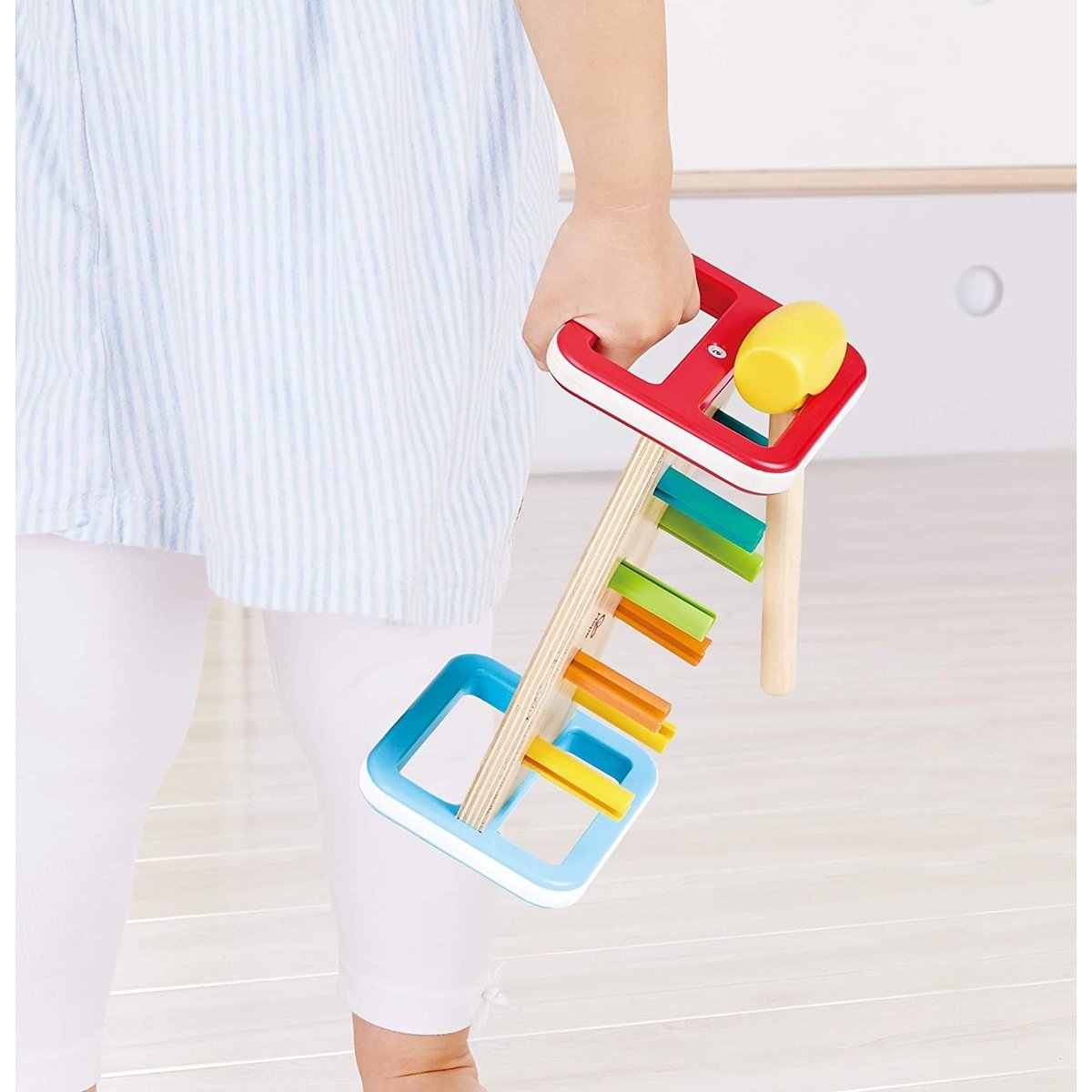 Banc à marteler arc-en-cie multicolore, HAPE