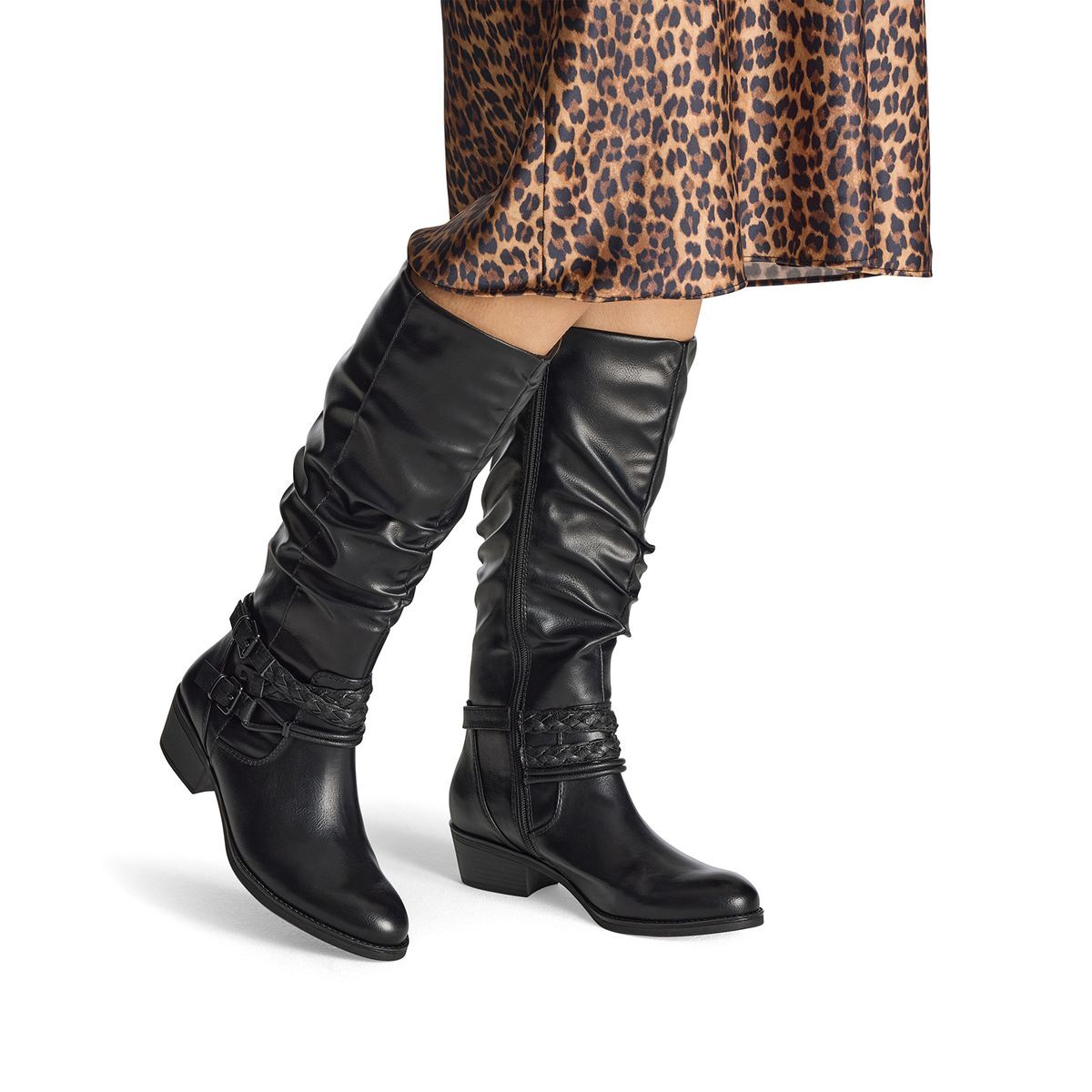 Bottes talon bloc noir, MARCO TOZZI