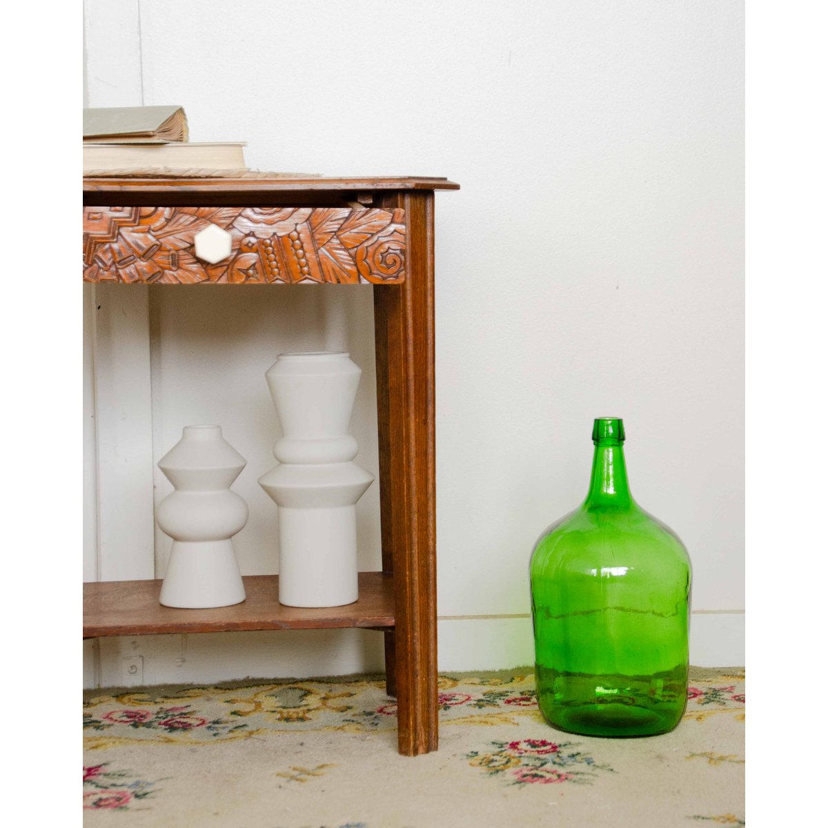 Console art déco Francine N°998 - Bon état bois foncé, DEBONGOUT
