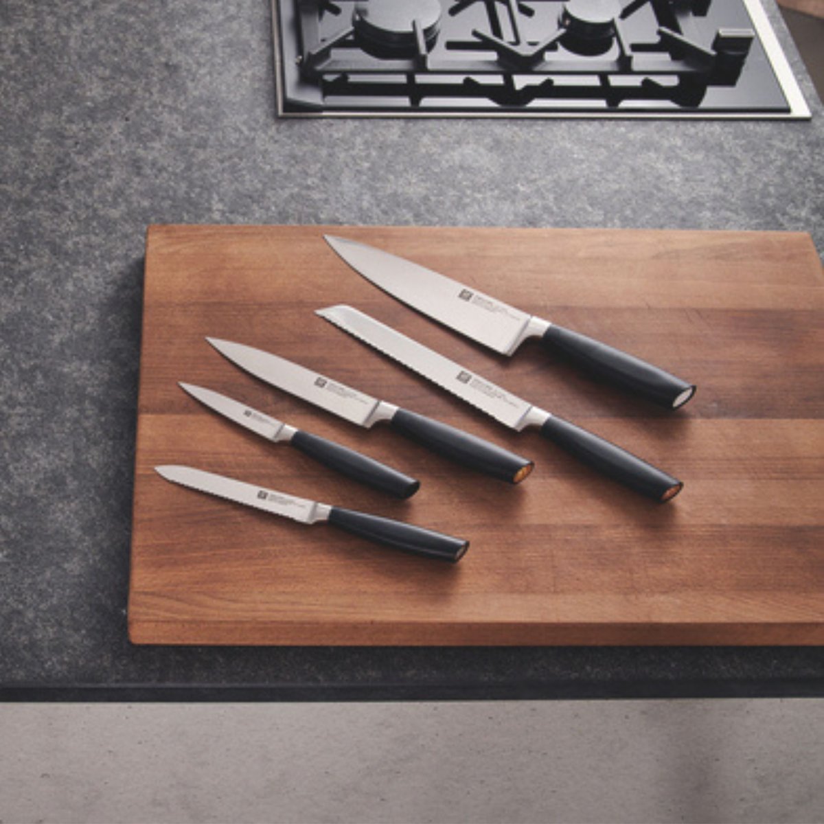 7-pcs, Bloc de couteaux couleur unique, ZWILLING