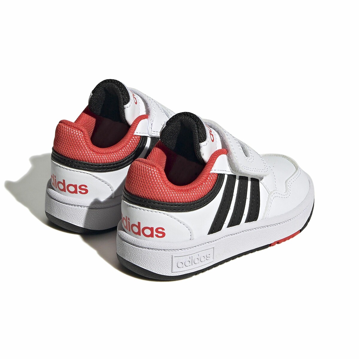 Baskets Hoops 3.0 blanc/noir/rouge, ADIDAS SPORTSWEAR