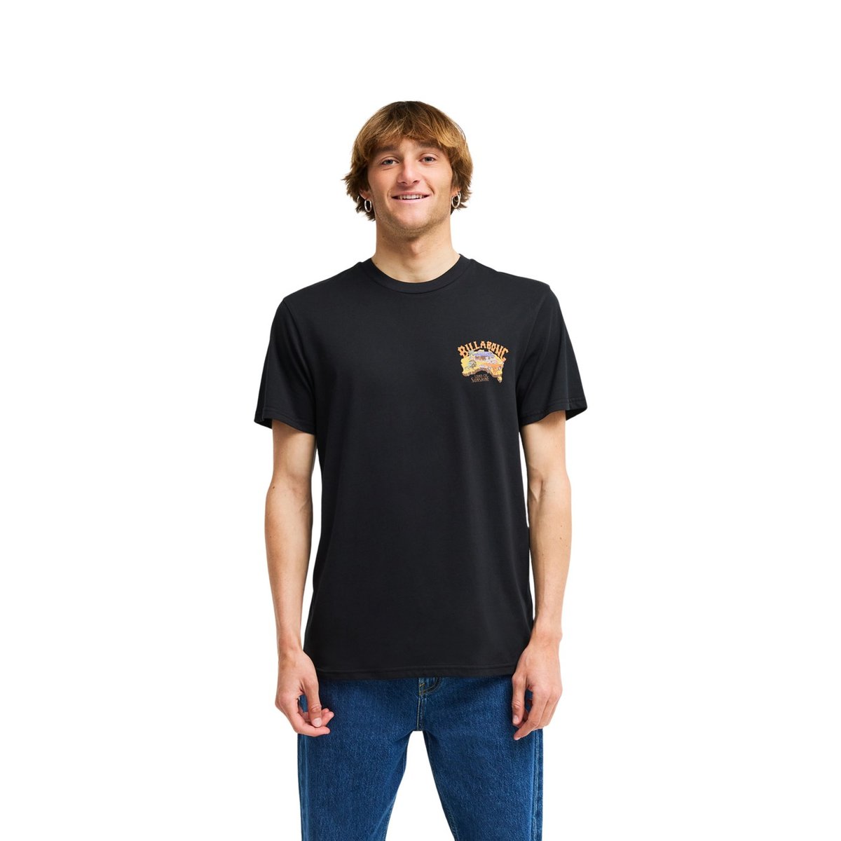 T shirt manches courtes STRAYA noir black, BILLABONG
