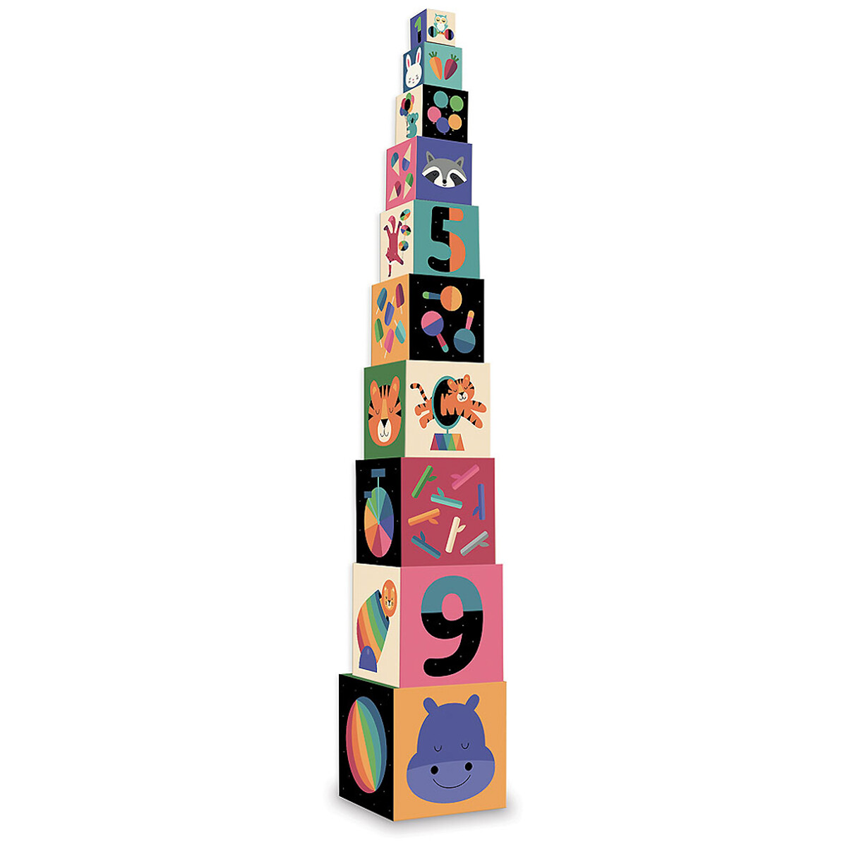 Cubes gigognes arc en ciel Andy Westface multicolore, VILAC