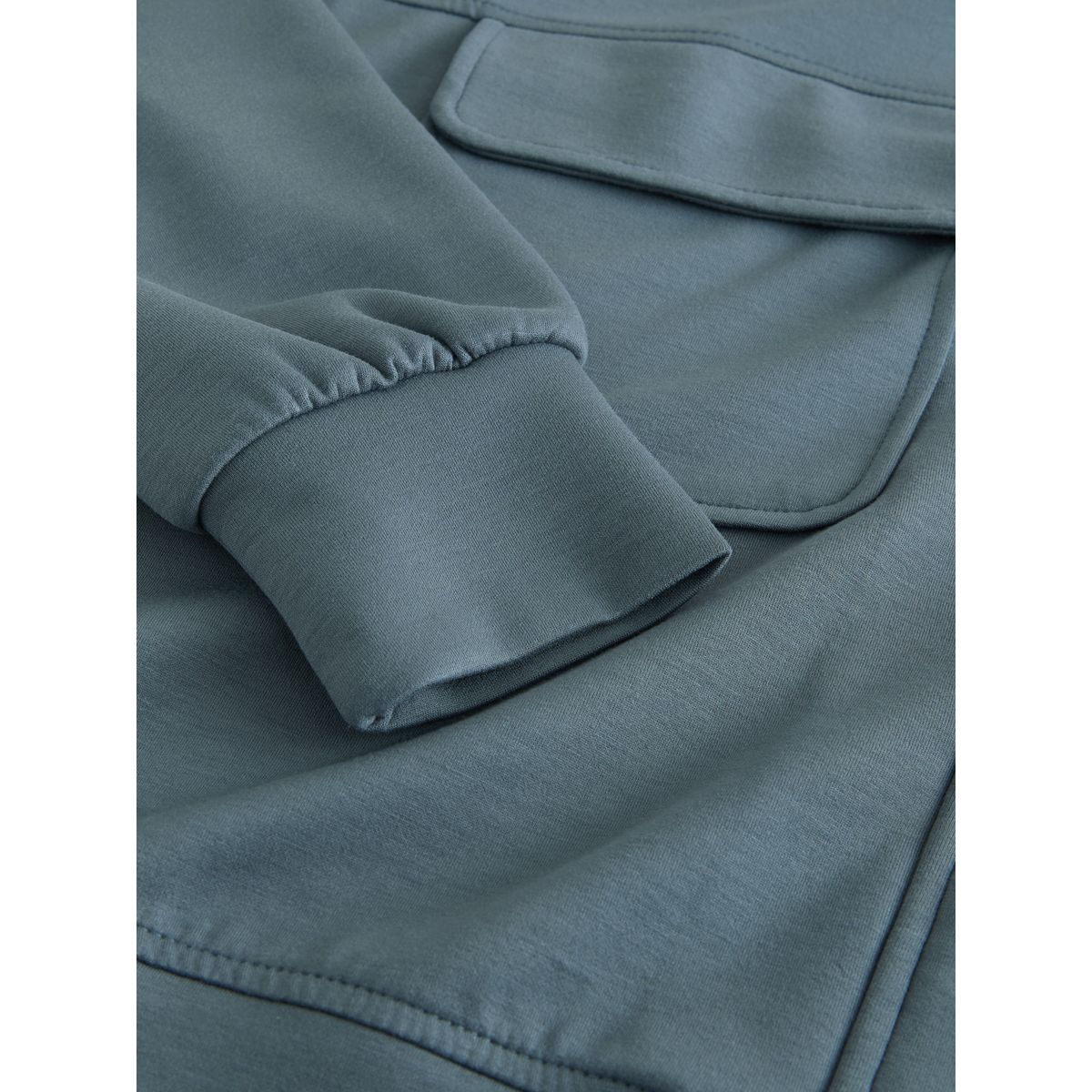 Veste militaire douce à col cheminée bleu clair, NEXT