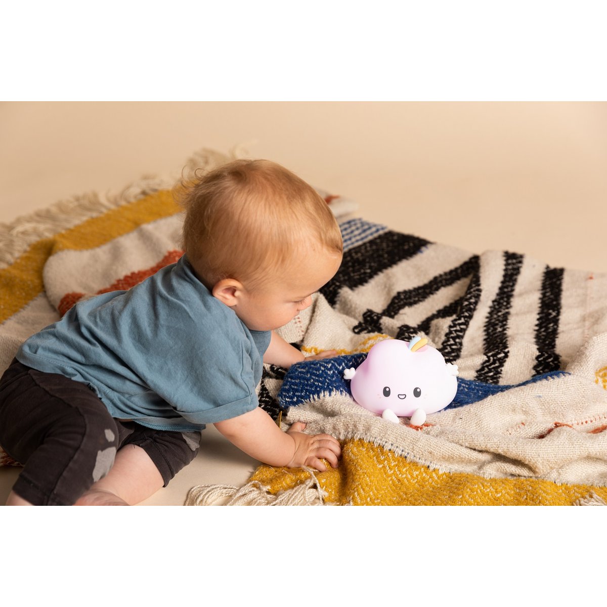 Veilleuse Noa Nuage avec télécommande blanc, LITTLE L