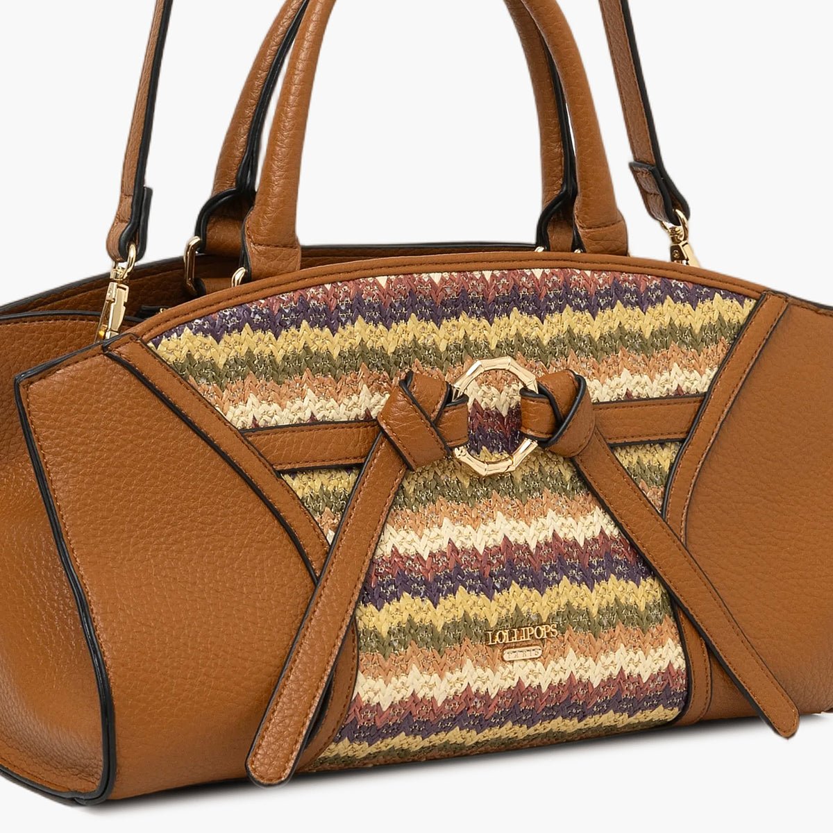 Sac shopper Steevy camel, LOLLIPOPS