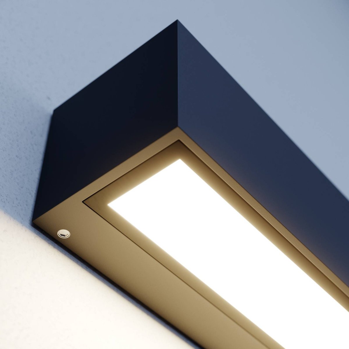 Applique extérieure en aluminium moderneLED anthracite, LUCANDE