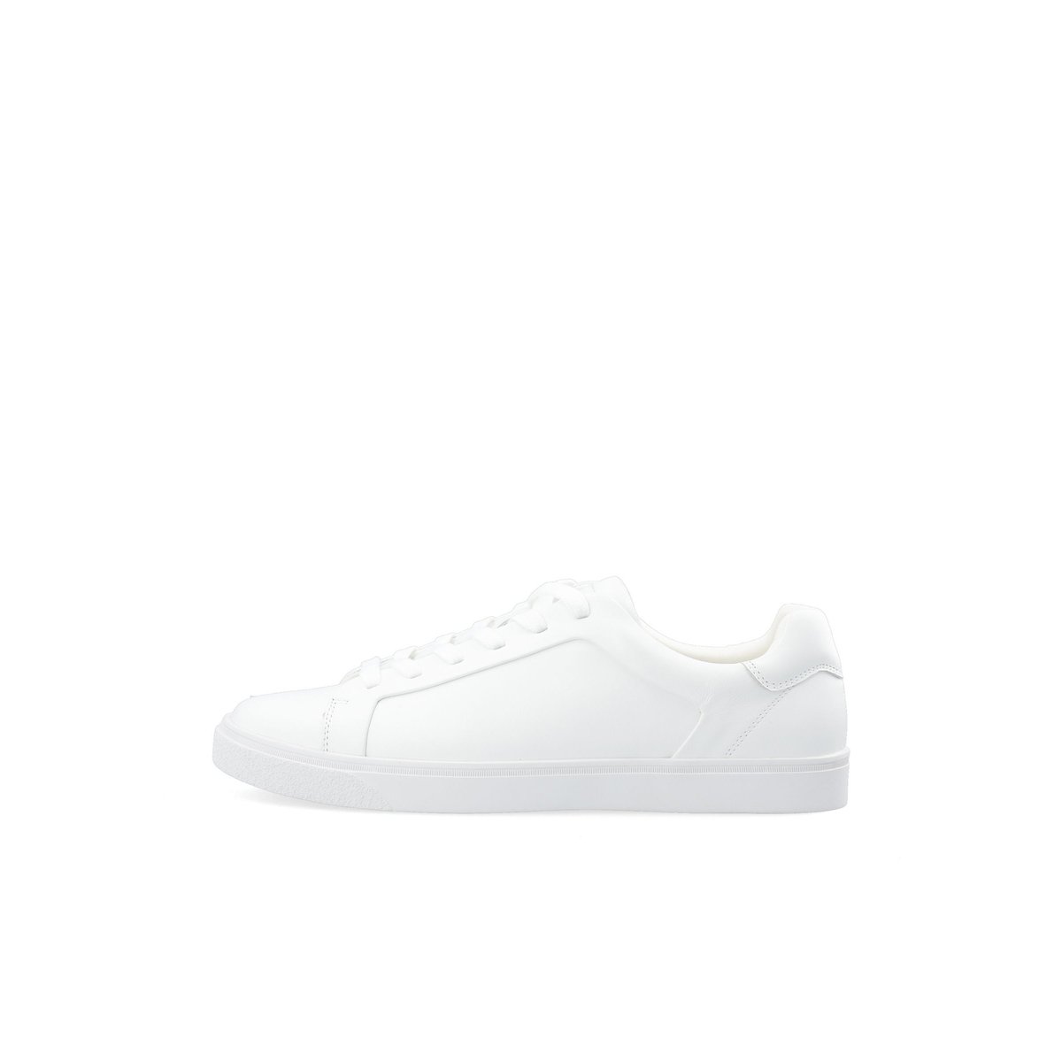 Baskets En Cuir white, BIANCO