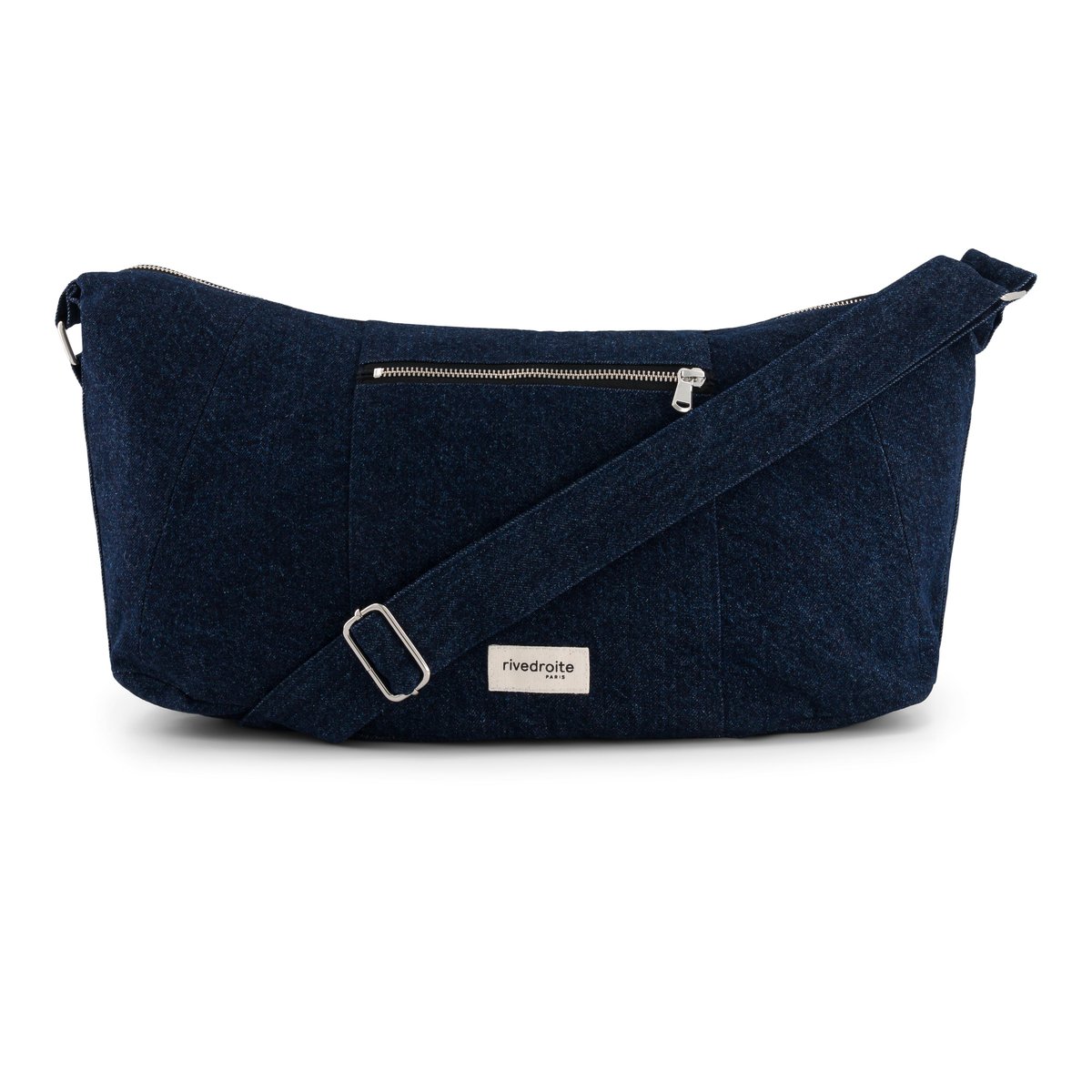 Sac crossbody denim CHARLOT denim brut, RIVEDROITE