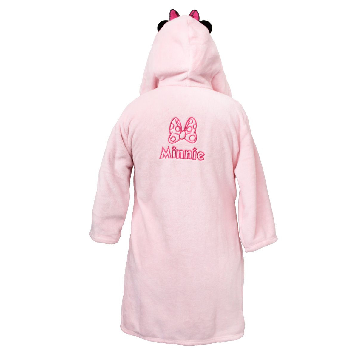 Robe de chambre brodée à capuche, LOVE rose, MINNIE MOUSE