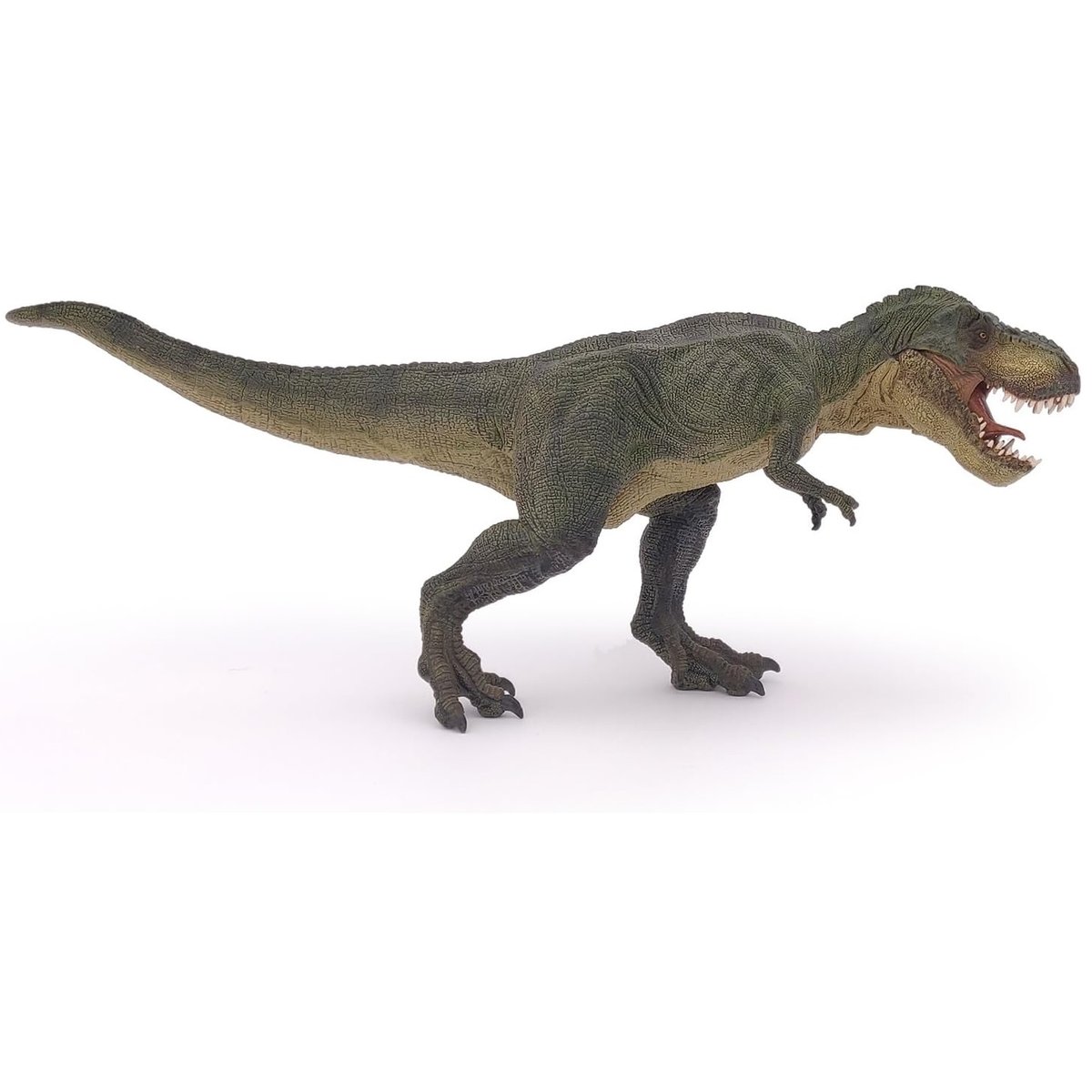 Figurine T-rex courant vert vert, PAPO