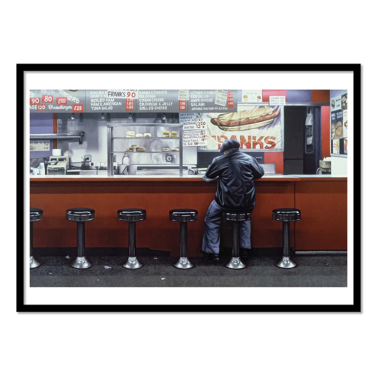 Affiche d'art - Franks, 1987 - Max Ferguson couleur unique, WALL EDITIONS