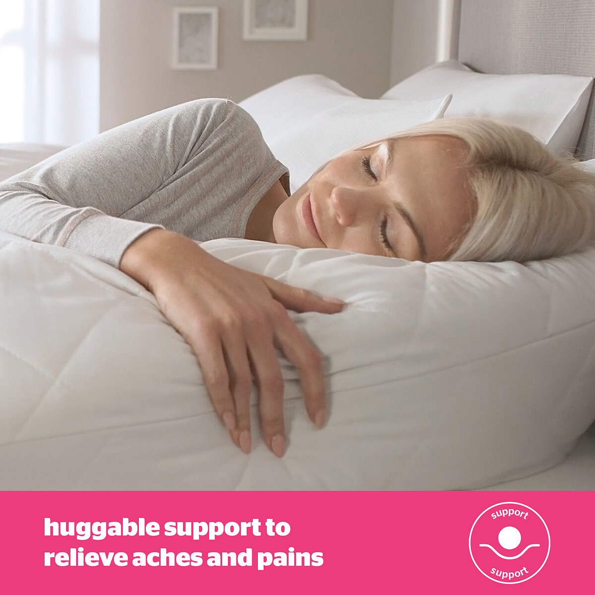 Body Support Pillow white, SILENTNIGHT