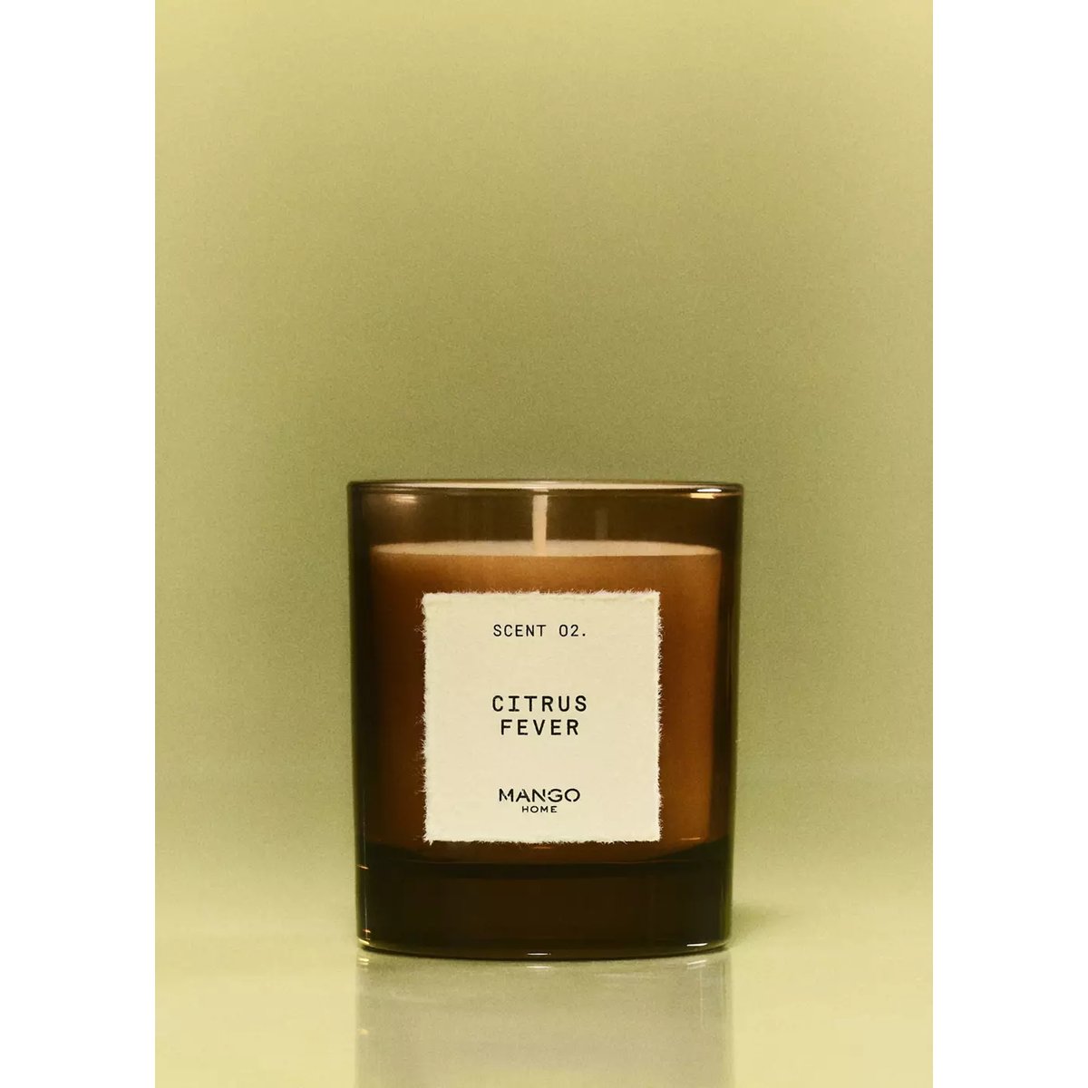 Bougie parfumée CITRUS FEVER 200 g marron, MANGO HOME