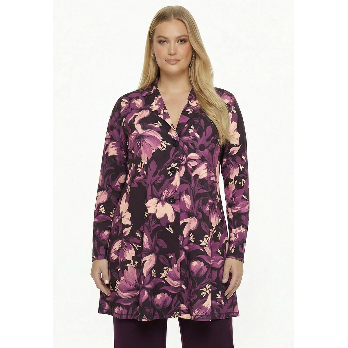 Veste /Blazer avec manches longues violet, YOEK